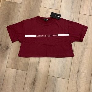 “Limited edition” crop top